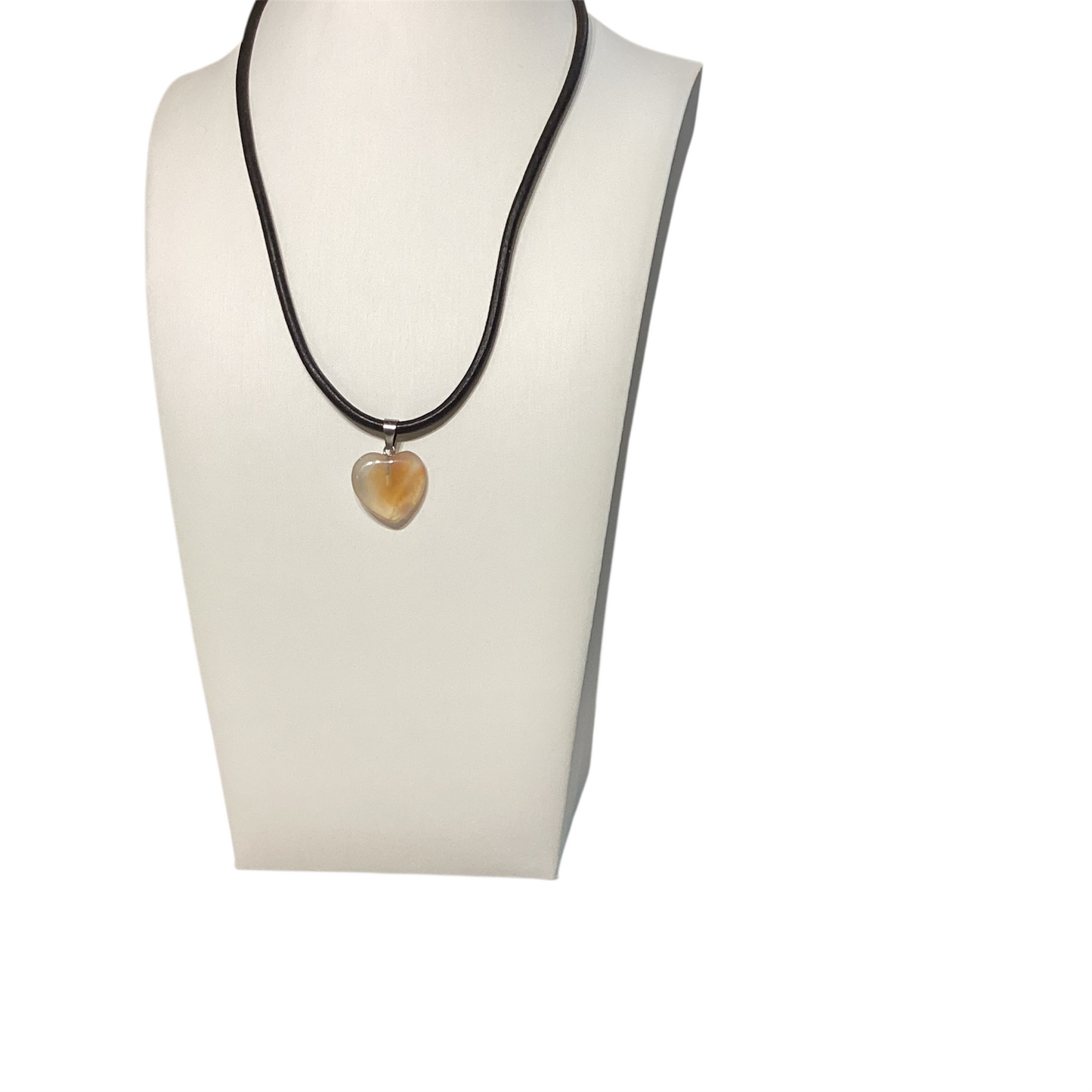 Carnelian and Brass Necklace