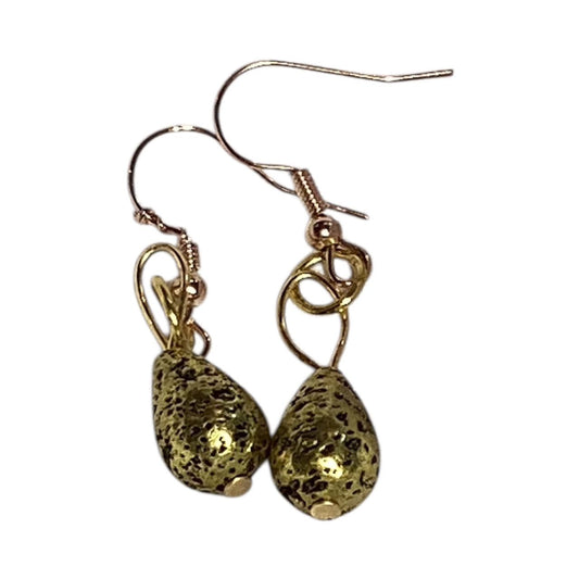 Gold Bead Earring