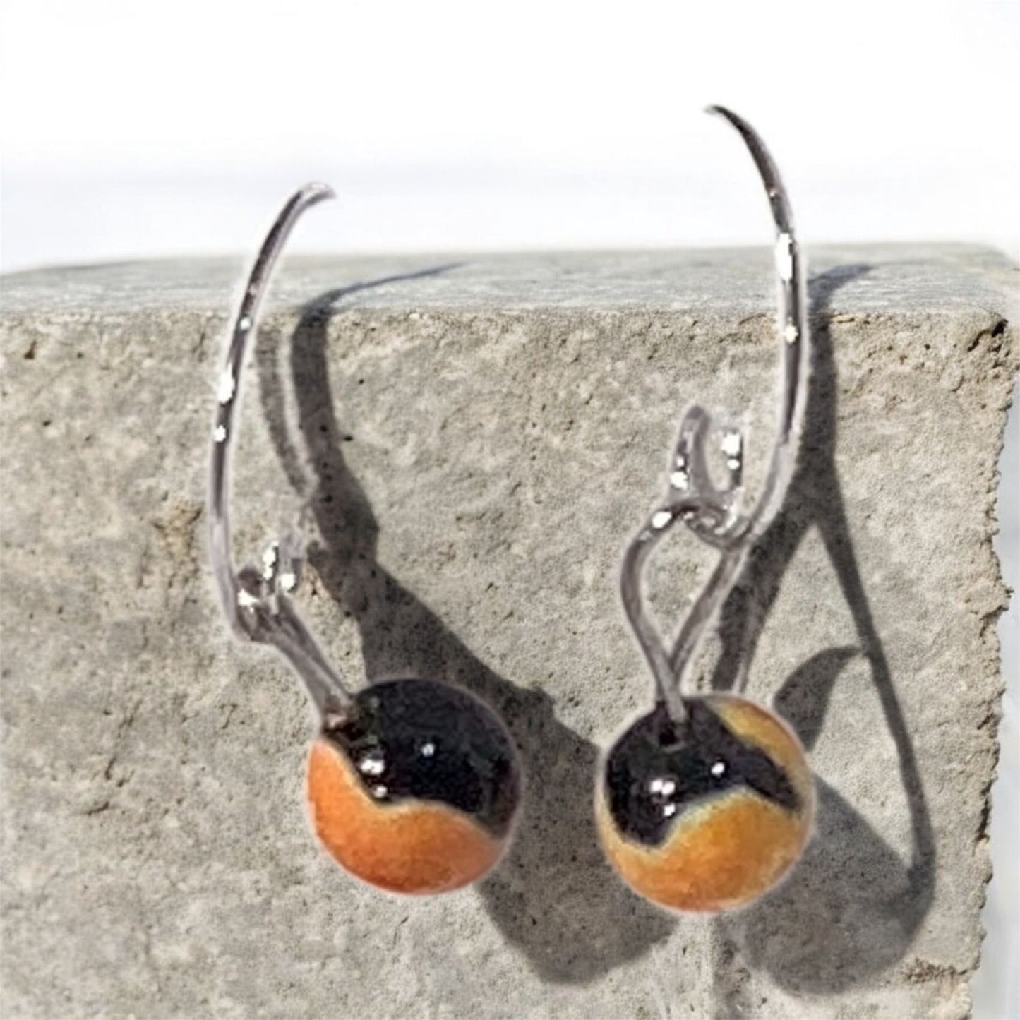 Orange Earrings