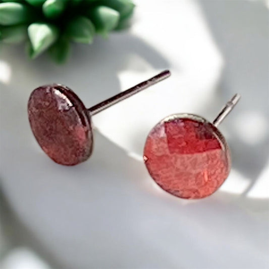 Round Red Posts